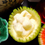 つる幸 - 洋梨のクリームチーズ和え！