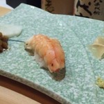 でん - 海老握り('15.07)