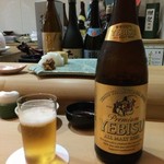 でん - ヱビス瓶ビール('15.07)