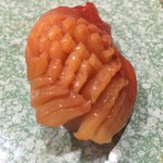 でん - 赤貝握り('16.03)