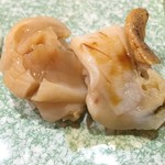 でん - ツブ貝握り('16.03)