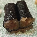 でん - 生うに細巻き('16.03)