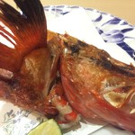 でん - カサゴ焼き('16.06)