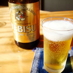 Teuchi Soba Kikkou - ビールは、エビス。