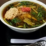 満州ニラら～めん さかえや - 満州ニラ納豆ラーメン　2016.12