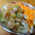 シェフ ハラール カレー - サラダと豆のサブジ