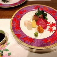 桂 - 刺身（鰆 バチマグロ 数の子 ウニ クエ）