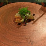 リストランテ 薫 - 2016/12和歌山神経〆したシマアジのコンフィ