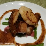 Mariposa - ポークの蒸し煮とホタテのソテー