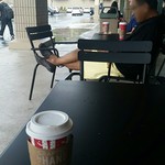 Starbucks - テラスでの～んびり