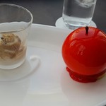 エスタシオン カフェ - 林檎のムース
