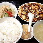 水仙閣 - 麻婆豆腐定食♪