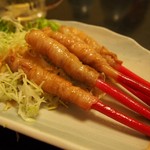 そ！これこれ 豚肉屋 - 黒豚バラ肉のはじかみ巻き