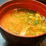 そ！これこれ 豚肉屋 - 定食に付いてくる「豚汁」