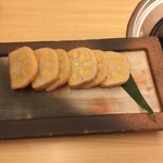 博多もつ鍋 蟻月 心斎橋 - カラシレンコン