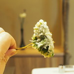 鞍馬口 寿星 - 天ぷら
      雲丹の紫蘇巻き
      
      2016.12撮影