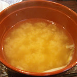 昭和食堂 - 「スタミナ丼（並盛）」味噌汁