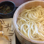 丸亀製麺 - 釜あげ大とゲソ天