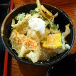 Teuchi Udon Jiyuuseki - ミニかき揚げ丼