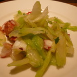 タコとセロリのレモンマリネ