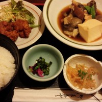 北陸料理 新越 - 銀たらのカマ煮付け定食(16-12)
