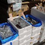 おさかな市場 - 外で魚も売ってます。