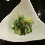 田・和味彩々 - 水菜とみょうがのおひたし