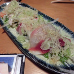 寿司居酒屋 や台ずし - 海鮮ねぎ塩サラダ（499円）
