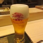 日本橋 蕎ノ字 - 生ビール　金額不明