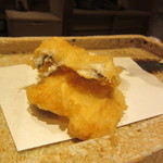 日本橋 蕎ノ字 - 穴子　断面写真