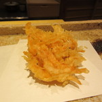 日本橋 蕎ノ字 - サクラ海老のかき揚げ