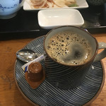 喜久地 - なんと食後にはコーヒーまで。あー、落ち着くわ