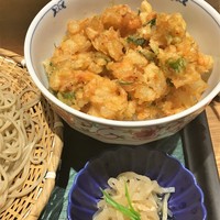 手打ちそば 大石 - かき揚げ丼