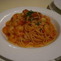 ベッラヴィスタ ラウンジ - 海鮮のトマトパスタ（※名前うろおぼえ）