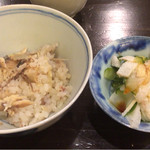 食堂 おがわ - 2016年12月。いわしめし（お裾分け）。