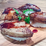肉×ラクレットチーズ ツリーハウスダイナー - 2016.12 フォアグラ寿司