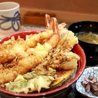 手料理 右近 - 20161207海老天丼