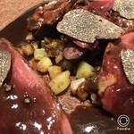 ラチュレ - 付け合わせは鴨の下に