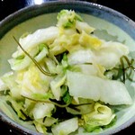 串焼き 季節料理 旬 - おしんこ 450円