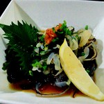 串焼き 季節料理 旬 - 生くらげ刺 600円