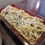 蕎茶亭まるやま - 福井県越前市産
      越前在来種挽きぐるみ新そば。