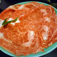 人形町今半 上野広小路店 - すき焼き定食　3990円（お昼の定食）　肉（2人前）