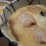 風来居 渋谷店 - 味玉しおらーめん、玉子かけご飯