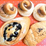 小麦の郷 - ３種類５個購入￥３８４（税別）