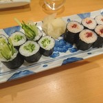 ささき - カッパ巻に筋子巻