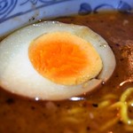 らーめん たけ蔵 - 合わせみそラーメン（煮玉子）