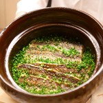 麻布十番 ふくだ - お食事　カマスの炊き込みご飯