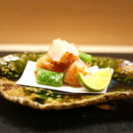 麻布十番 ふくだ - 揚物　帆立のおかき揚げ