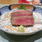 日本料理 とくを - 「牛肉料理」「薩摩黒牛」のヒレのステーキ