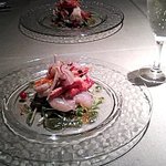 Fino - 前菜：黒鯛のカルパッチョ